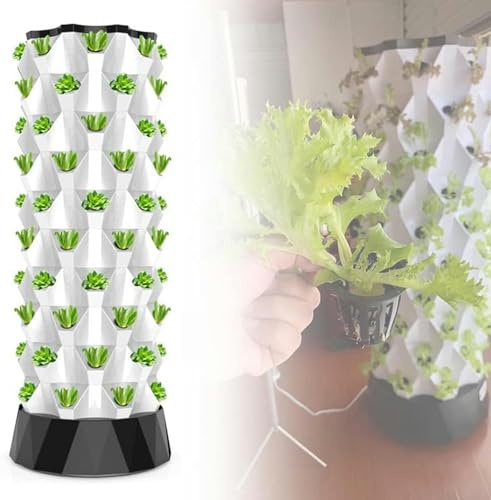 Sistema di Coltivazione idroponica, Torre idroponica, Sistema di Coltivazione idroponica per Giardino Interno, Kit di Coltivazione Fai da Te Senza Terra, Torre da Giardino, Kit di coltivazio