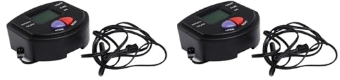 Htuygyjaw 2X Replacement Monitor Speedometer for Stationary Bikes Step Machine Machine Exercise Bike Computer