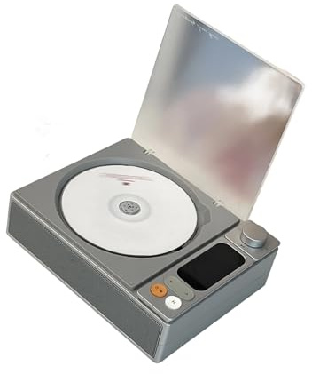 Lettore Multiformat Compatibile Design Vintage Leggero Altoparlanti Incorporati Per Gli Amanti Della Musica In Viaggio 4000mAh Batteria Retro Lettore CD