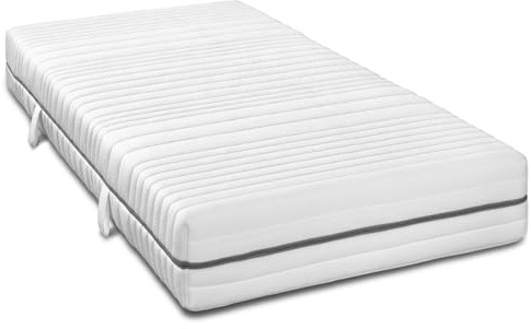 Bodyprotect Kaltschaummatratze Vital Protect 100x200 cm, orthopädische 7-Zonen Matratze Härtegrad H3 fest, Öko-Tex, ergonomische Schaumstoffmatratze Höhe 24 cm, Made in EU