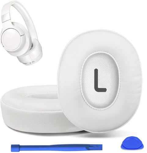 UOWGA Headphones Replacement Ear Pads for JBL Tune 700(700BT)/710(710BT)/720(720BT)/ 750(750BT,750BTNC)/760(760NC) Headphones, Ear Pads Cushions with Softer Noise Isolation Foam. (White)
