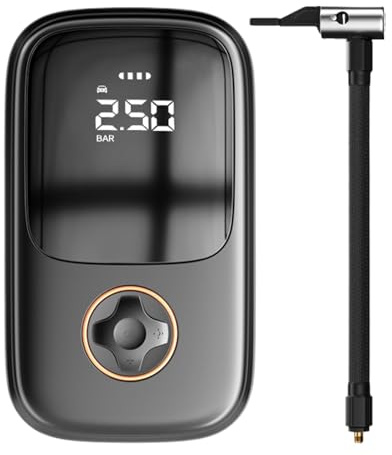 Elektrische Fahrradpumpe – intelligente USB-Ladeluftpumpe, Multi- | Tragbarer Luftkompressor mit LED-Beleuchtung, Autowartungszubehör für aufblasbare Reifenfüller von E