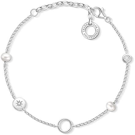 THOMAS SABO Damen Charm-Armband 925 Sterlingsilber X0273-167-14-L19V