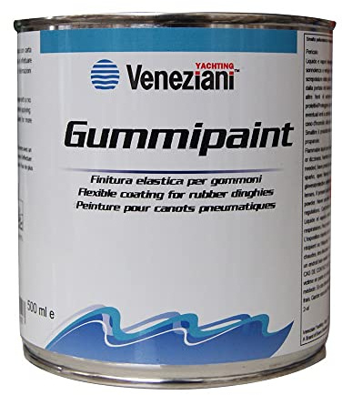 Veneziani Yachting Gummipaint elastischer Nagellack für Schlauchboote 500 ml - Farbe Weiß
