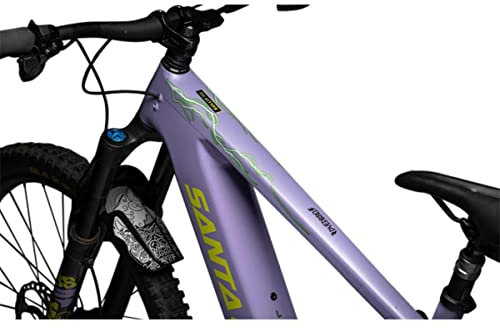 Dyedbro MTB - Pellicola protettiva per telaio per bicicletta elettrica, colore: Verde