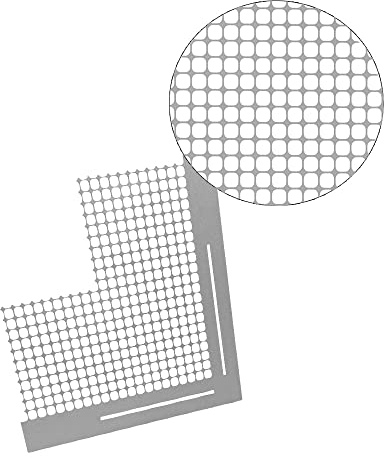 Ideen mit Herz Diamond Painting - Righello angolare per pietre rotonde, 6,3 x 6,3 cm