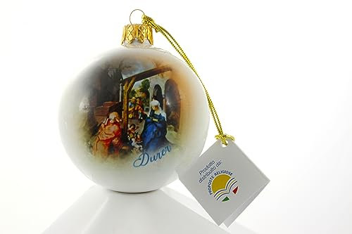 Las bolas de autor de cerámica de colección – 8 cm – Made in Italy (Durer)