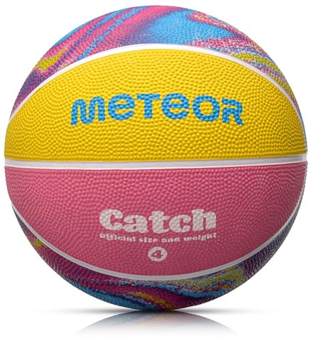 Basketboll för vuxna ungdomar Basketboll Storlek 4 5 7 Perfekt Anpassad Till Händer Idealisk Basket för Träning Basket Med en Halkfri Yta METEOR