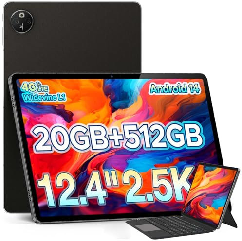 DOOGEE T30 Max (Tablette 4G - 12.4'' - 8/512GB - 10800 mAh) Black