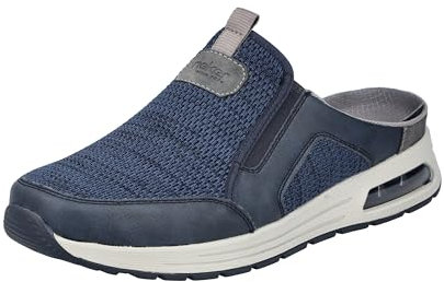 Rieker Herren B1091 Clogs, blau 14, 46 EU