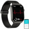 Newgen Medicals Smartwatch: Smarte Fitness-Uhr mit EKG-, Blutdruck- und Körpertemperatur-Anzeige (Blutdruck Smartwatch, EKG, Freisprecheinrichtung)