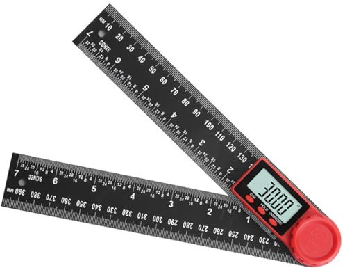 Digital Angle Finder, 200mm/7 Inch Digital Inclinometer Protractor Angle Measure Tool Angle Ruler with LCD Display for Woodworking Construction Repairing