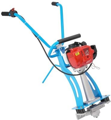 35.8cc 4-Stroke Gasoline Concrete Vibrator | Professional Petrol Concrete Poker for Pavement, Bridge Decks & Precast Slabs (No Ruler)