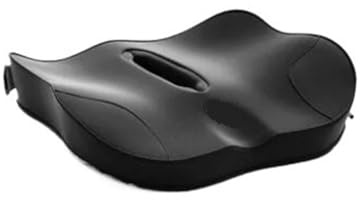 AD-BCrbgen Car Seat Cushion Memory Foam Ergonomic Support Driving Comfort Adult Booster Seat Cushion Elevated Support Lumbar Design Office Chair Car Accessories for Short Adults(WHITE)