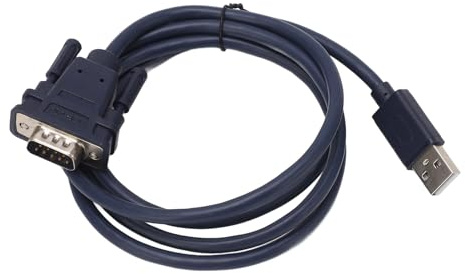 Xzcvalimn Convertidor USB a RS232, Adaptador Serial USB 2.0 a RS232, Conector DB9 Macho de 9 Pines con Cable Flexible de 48 Pulgadas, Compatible con, OS X, Linux para Cajas Regis