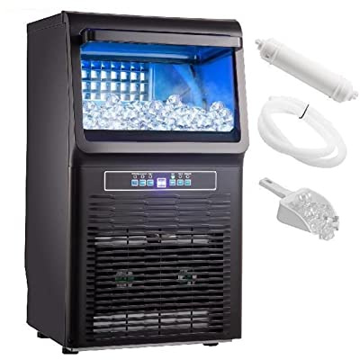 Machine À Glaçons Commerciale 30KG/24H Comptoir Automatique Intégré Cube Générateur De Glace 350W Refroidisseur Électrique Appareil Ménager Assurer la Stabilité