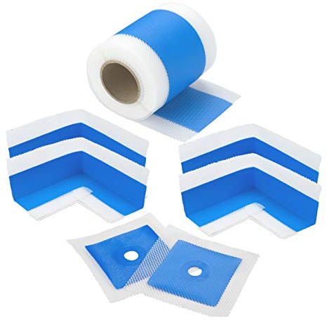 Bauhandel24 - Dichtband Set D11, Abdichtband 10m, 4x Innenecken, 2 x Manschetten, Abdichtung Dusche