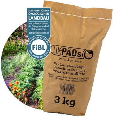Tomatendünger, Rosenbünger, Blumendünger/HK-PÄDs Dünger Pellets aus Pferdedung - 7,3 kg