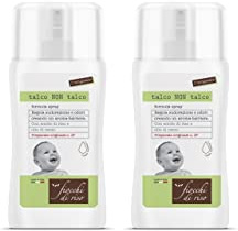 Fiocchi di Riso - Zweifach-Spray Talkum ohne Talkum – 100 ml – Schweiß und Mücken – reguliert das Schwitzen und schafft ein Aroma-Barriere.