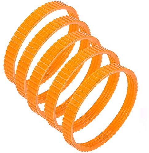 Antriebsriemen für elektrische Hobelmaschine aus Polyurethan, 9,6 mm breit, für 1900B, Orange, 5 Stück