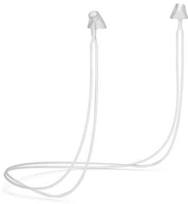 Flare Calmer Secure Mini – Small Ear Plugs Alternative – Reduce Annoying Noises Without Blocking Sound – Soft Reusable Flexible Silicone with Built-in Lanyard – Translucent