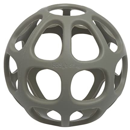 Baby's Only - Greifball für Babys - Multifunktionelles Babyspielzeug - O Ball für Babys - Besonders Leichter Spielball - Auch als Beißspielzeug - Hochwertigem Silikon - Urban Green - Ab 6 Monaten