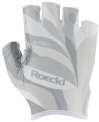 Roeckl Ibio Fahrrad Handschuhe kurz weiß/grau 2024