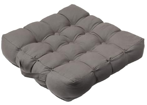 Home Sweet Home UK Adult Quilted Booster Cushion, Portable Breathable 100% Cotton Seat Pad for Car, Office, Home, Chair Cushion for Elderly Post-Operative, Wheelchair & More - 45cm x 45cm