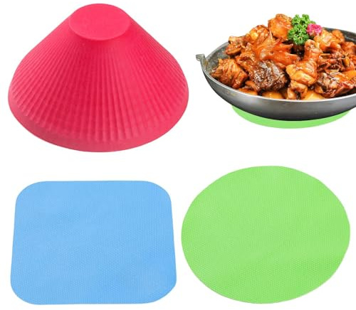 Maciun Gummi-Dosenöffner, rutschfest, 3-teilig, Küchenhelfer für schwache Hände, multifunktionales Glasöffner-Werkzeug für und Damen, geeignet für die meisten Flaschen