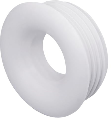 SKIR'CO Weiß 50x25mm Gummimanschette für Abflussrohr Rohrgummiverbinder Rohradapter Gummi-Reduzierstück