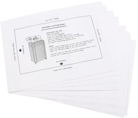 Operitacx 8St professionelles Aktenvernichteröl Ölpapier Schmierölpaket Haupt Motoröl