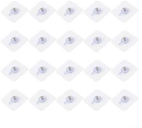 Para colgar en la pared con clavos que no dejan rastro, ideal para fotos, pinturas y más (10 unidades)