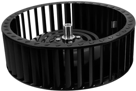 Range Hood Fan Wheel Metal Black Shaft Depth 27mm Replacement | Home Kitchens and Restaurants, Easy Installation, Powerful Ventilation, Efficient Filtration