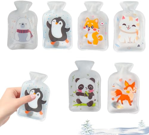 WDKXCN Handwärmer Kinder, 6 Stück Taschenwärmer Kinder Wiederverwendbar, Handwärmer Knicken mit süßen Winter Weihnachten Motiven, Tragbar Wärmepads Kinders, Taschenwörmer Weihnachten, Pocket Warmer