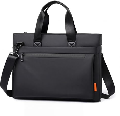 Seyfocnia Aktentasche Herren, 15-Zoll-Laptoptasche, wasserdicht, Business-Tasche Herren mit großem Fassungsvermögen, erweiterbare Bürotasche, Laptoptasche für die Arbeit, Bürotasche Herren