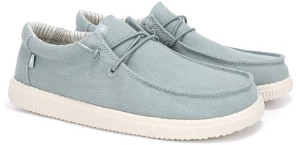 PITAS | WP150 Linen | Mocasines de Hombre | Náuticos Casual | Zapatillas de Tela | Zapatos sin Cordones | Deportivas Casuales | Calzado de Walkinpitas