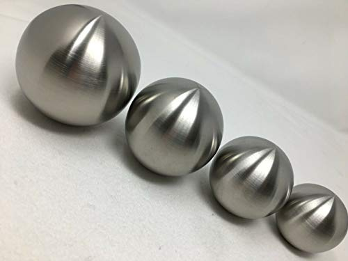Hohlkugel Edelstahl Kugel mit Gewinde V2A Kugeln Abschlusskugel Kugeln Hohl VA (80 mm)