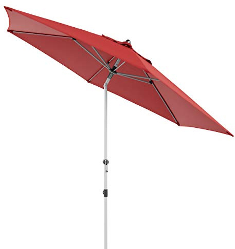 Doppler EXPERT Auto Tilt – Knickbarer Sonnenschirm für Balkon oder Terrasse – Regenabweisend