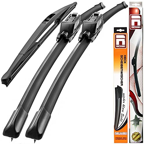 Recambo SCHEIBENWISCHER VORNE + HINTEN kompatibel für OPEL MERIVA B | BJ 2010-2017 (3er Set: 700mm / 550mm / 400mm)