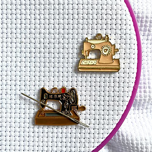DPXWCCH 2 Stücke Magnetisch Nadelwächter zum Kreuzstich und Stickerei, Nähmaschine Needle Nanny, Handarbeit Zubehör