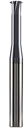 YULIXIA Dauerhaft Hartmetall-Faden-Endfräser einzelne Flöte CNC-Gewindefräser-Werkzeuge (Dimensions : TRS P0.25 D0.9 H4)