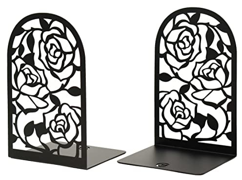 CNK Sujetalibros estantes de Libros, Extremos de Metal para Libros Pesados, Soporte de Estante para Libros, decoración del hogar, topes de Libros, Soporte para Libros, Soporte