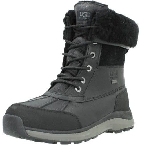 UGG Stivali in Pelle W Adirondack Boot III Neri