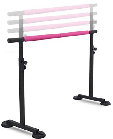 Verstellbare Ballettstange, Mobile Ballett-Fitness-Stretch-Tanzstange mit leistungsstarkem Saugnapf, Tragfähigkeit 200 kg