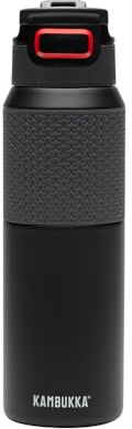 Kambukka Elton 1000ml Gourde Isotherme – Résistante aux Taches et Odeurs, Antichoc, Compatible Lave-vaisselle, Design Antidérapant, Couvercle 3-en-1 avec Graduation ml - Crépuscule