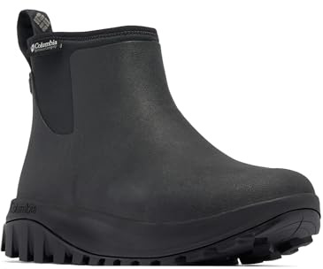 Columbia Women's Snowtrot Slush Snow Boot, Black/Sea Salt, 6 UK