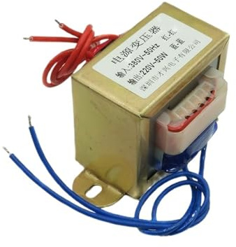 LEBMCBVTVV Transformador de Potencia Transformador de Potencia EI66 50 W DB-50 VA 380 V a 220 V monofásico 380 V 250 mA Transformador Tipo E
