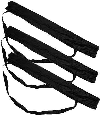 TOPPERFUN 3pcs Waterproof Umbrella Cover Bag with Shoulder Straps Black