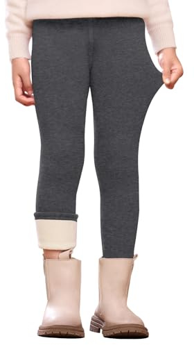 Leggings Térmicos Niña Invierno Mallas Forradas Pantalones Cálidos Polar Elásticos Suaves para Niñas