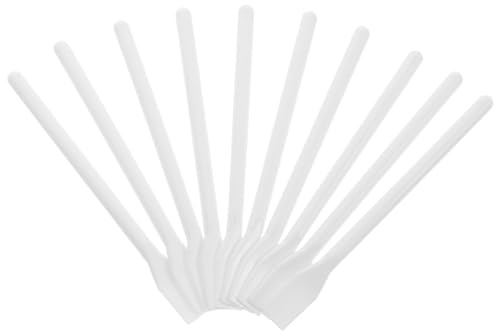 MAGICLULU Spatole per Stucco e Raschietti per Vernice in Plastica Bianca, Set da 10 Pezzi, Applicatori Colla Multifunzionali per Fai da Te, Adatti a Casa, Ufficio e Scuola